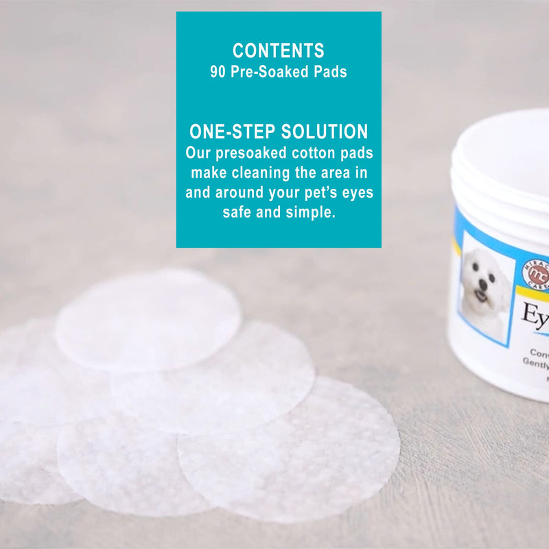 Miracle Care pet Eye Care White 90 count Eye Wash Pads - BeesActive Australia