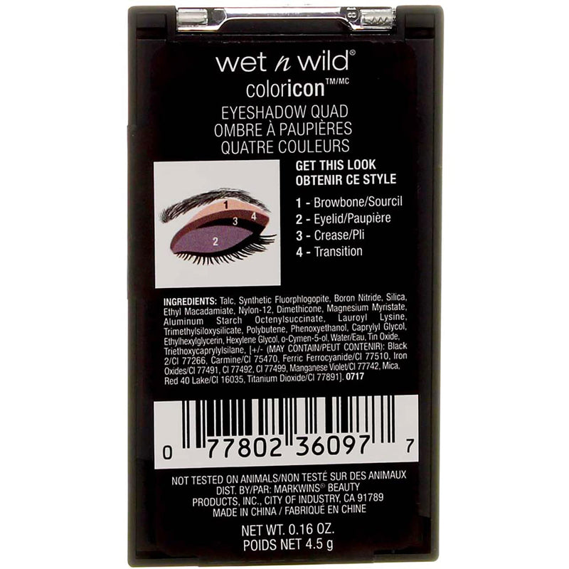 Wet N Wild Color Icon Eyeshadow Quad ~ Silent Treatment 337 - BeesActive Australia