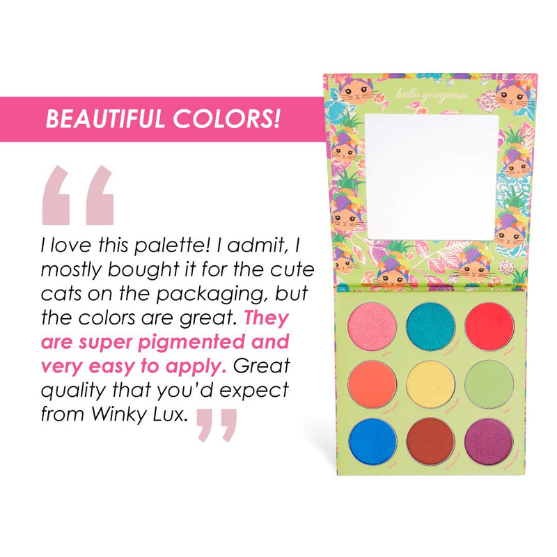 Winky Lux Fruity Kitten Eyeshadow Palette | Bright, Vibrant Colorful Eyeshadow - BeesActive Australia