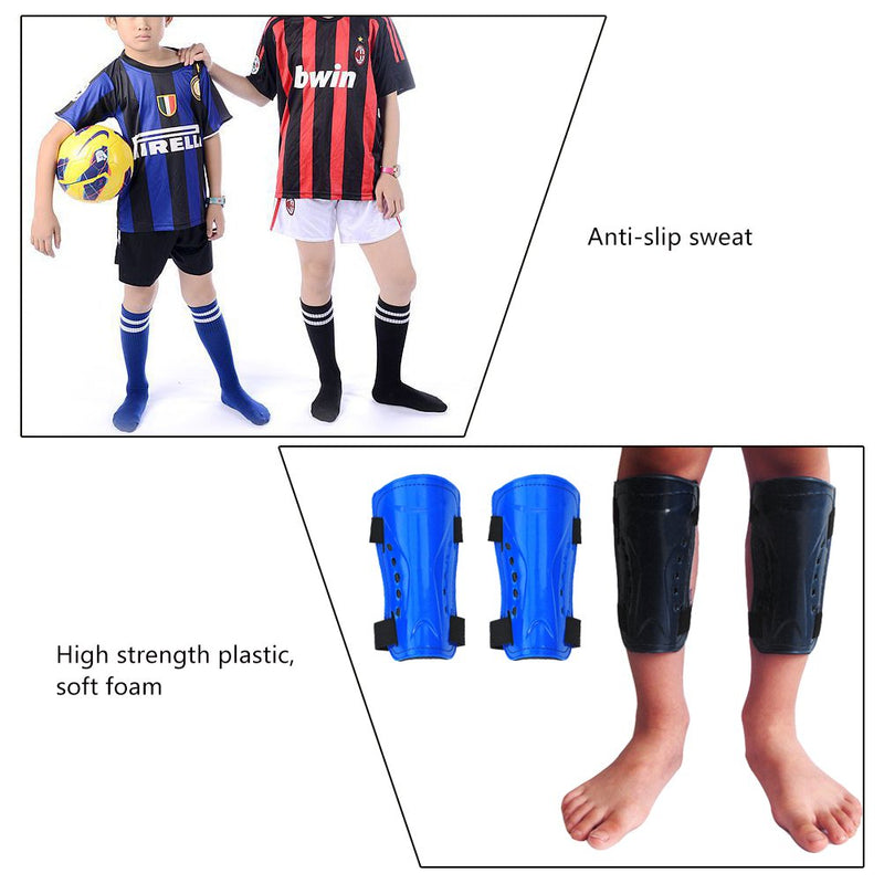 Odowalker 2 Pairs Kids Soccer Shin Guards & 2 Pairs Football Soccer Socks Perforated Breathable Pads Protector Calf Protective Gear Equipment for 5-15 Years Kids Boys Girls Children Teenagers - BeesActive Australia