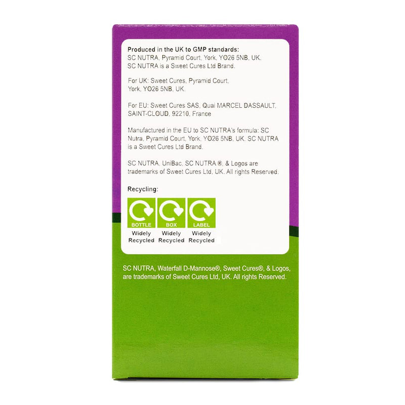 Waterfall D-Mannose Children - Apple & Blackcurrant - Infant D-Mannose - Suitable for Girls & Boys aged 3+ SC Nutra (Sweet Cures) - BeesActive Australia