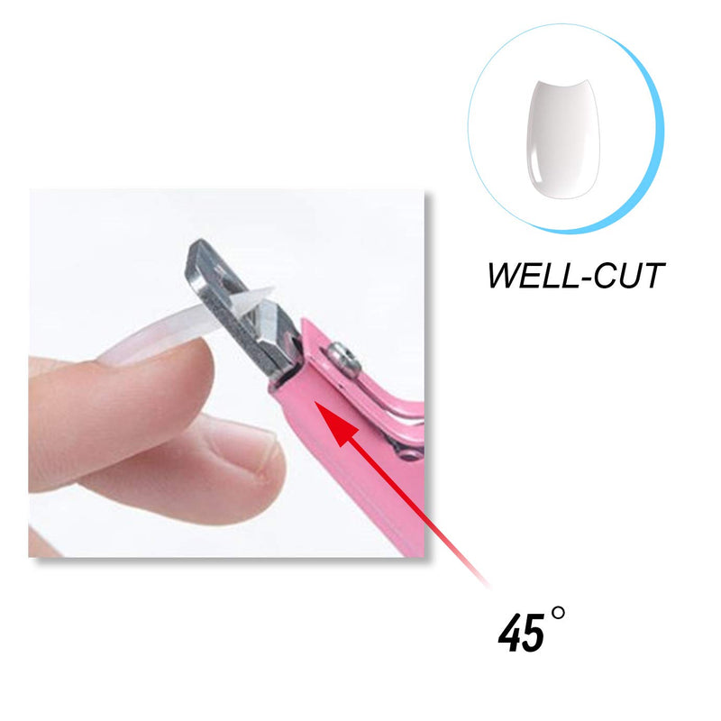 WXJ13 10 Pcs Nail Gel Quick Building Nail Tips Clip DIY Manicure and Professional Fake Nail Tip Clipper Cutter - BeesActive Australia
