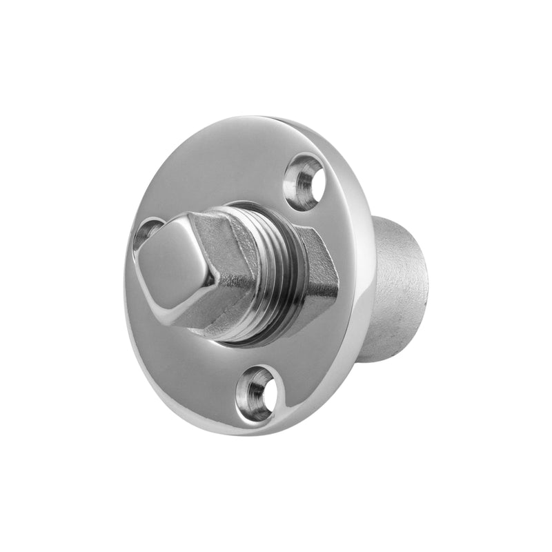 YUSOVE Garboard Drain Plug Kit,Marine 316 Stainless Steel Drain Plug Fits 1" Hole,with Screws,Boat Transoms Garboard Drain & Plug - BeesActive Australia
