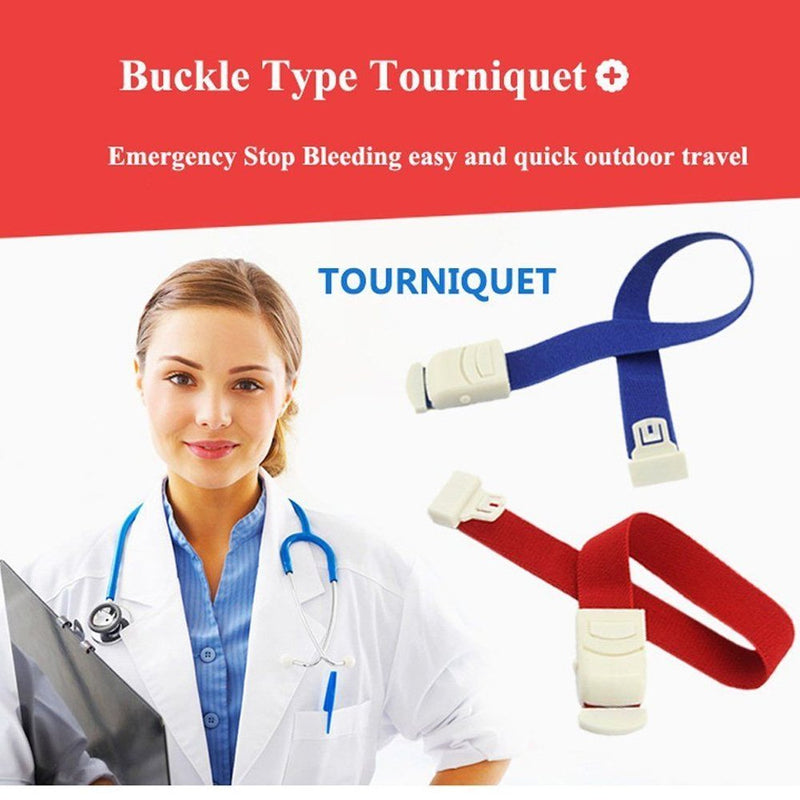 TEEROVA 5Pack First Aid Quick Release Medical Outdoor Strap Emergency Buckle Tourniquet 5 Pack - BeesActive Australia