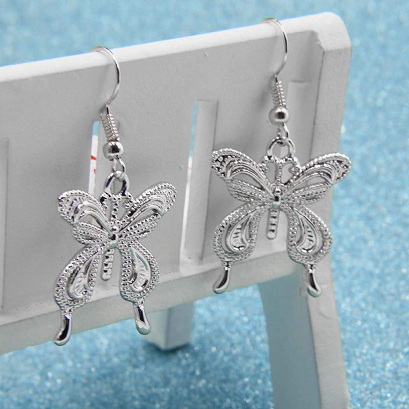 Jovono Simple Earrings with Alloy Butterfly for Women and Girls - BeesActive Australia