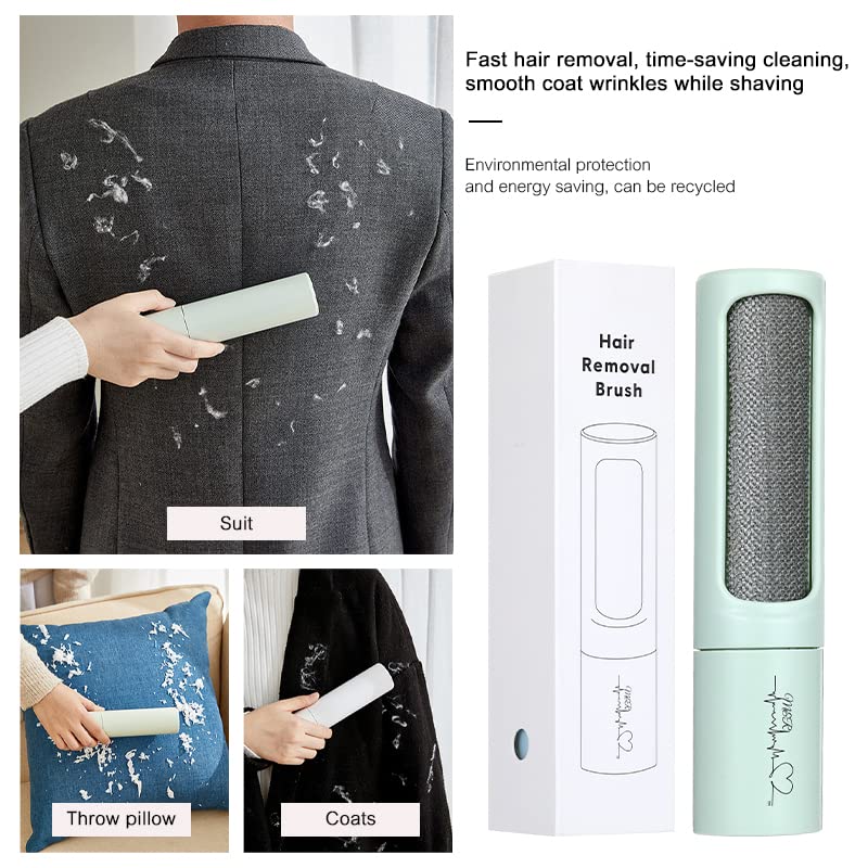 M&R,Pet Hair Remover Brush-Portable & Reusable Animal Hair Removal Brush for Dogs and Cats Easy to Clean Fixed Areas Pet Fur from Carpet, Furniture, Bed & Sofa and for Clothes and Car Seats Blue - BeesActive Australia