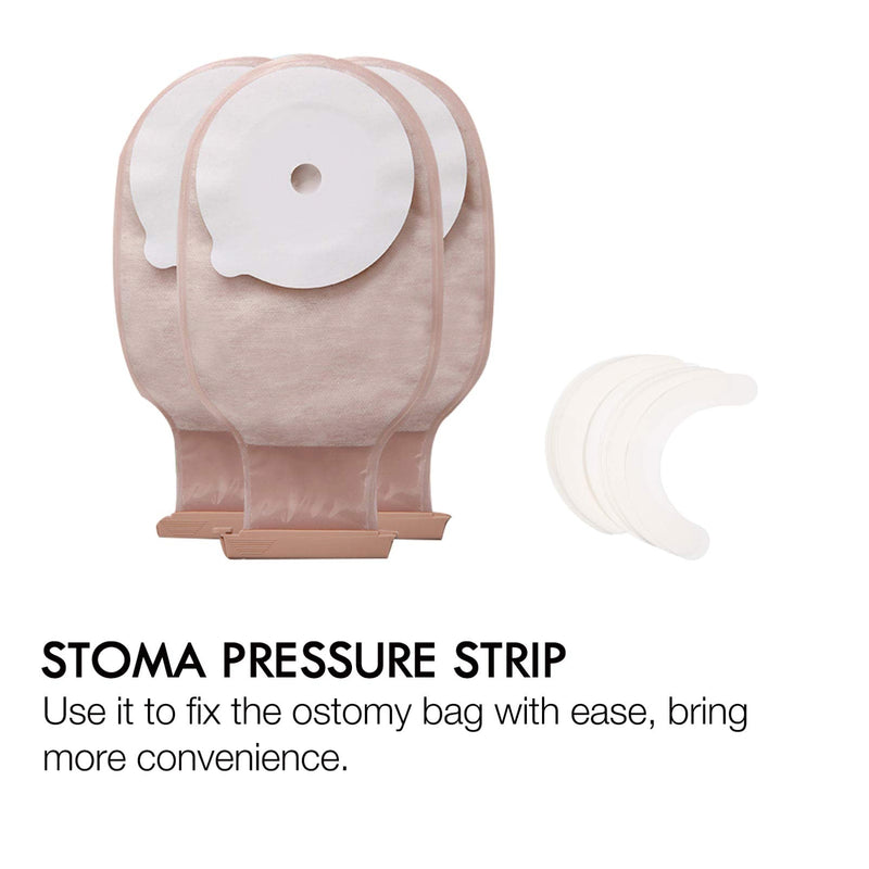 Healifty Pack of 20 Skin Protection Strips Elastic Stoma Protection Tape Waterproof Hydrocolloid Extender Adhesive for Stoma Bag Accessories - BeesActive Australia