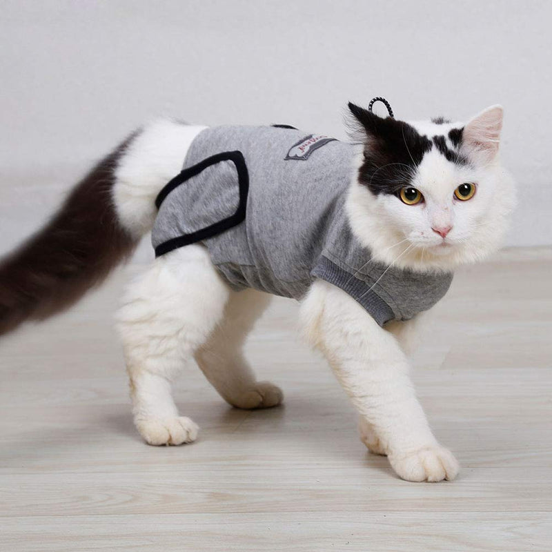 ROZKITCH Professional Cat Recovery Suit for Surgical Abdominal Wound and Skin Problem, Breathable e-Collar Alternative for Cat and Dog After Surgey Wear, Anti Licking Wound Recommended by Vet M (Pack of 1) - BeesActive Australia