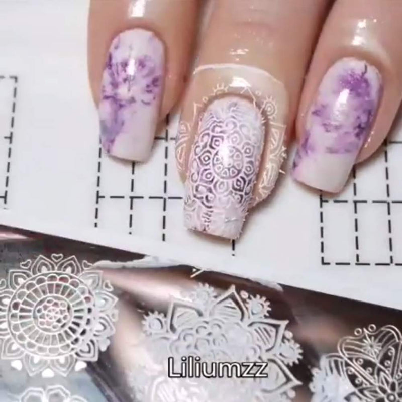 Bliss Kiss Simply Neat Manicure Mat - Silicone Manicure Mat for Stamping and Nail Art - BeesActive Australia