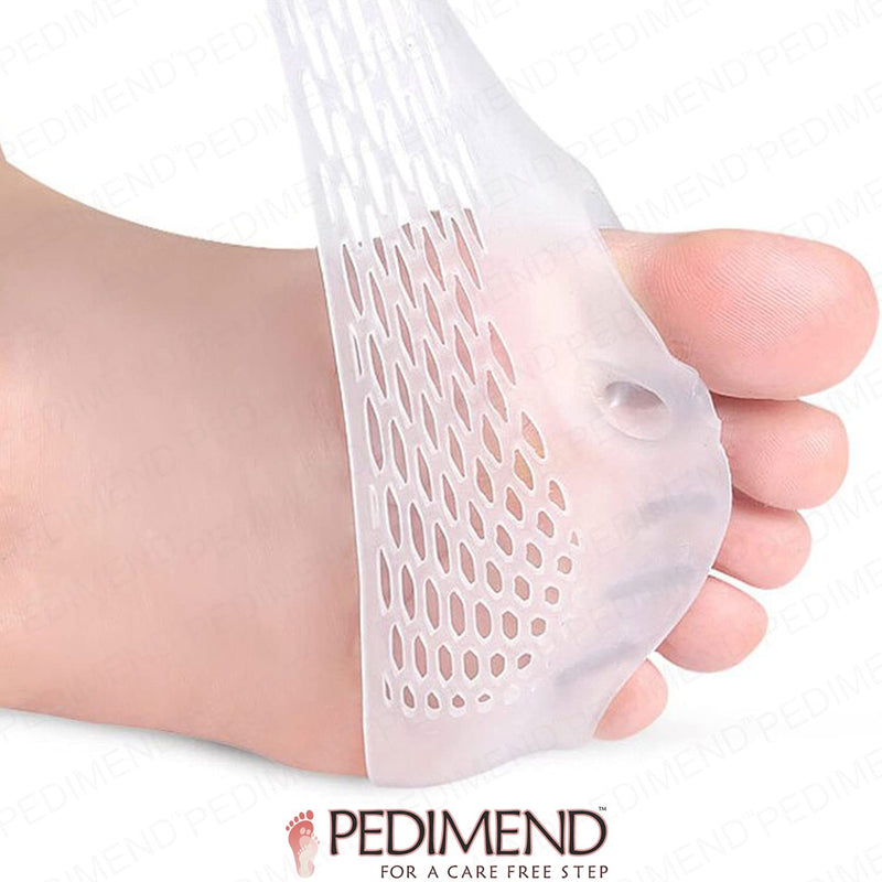 Pedimend 2 Pairs Gel Toe Separators Metatarsal Pads, Gel Toe Straightener for Overlapping Toes, Bunion Corrector, Hallux Valgus Forefoot Pain Relief - BeesActive Australia