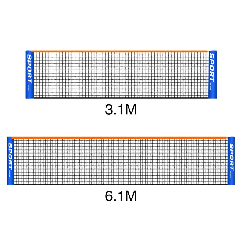 Portable Badminton Net Set for Tennis, Soccer Tennis, Kids Adult Volleyball Training Net Indoor/Outdoor Sports Net for Garden Court Beach Backyard 3.1m - BeesActive Australia