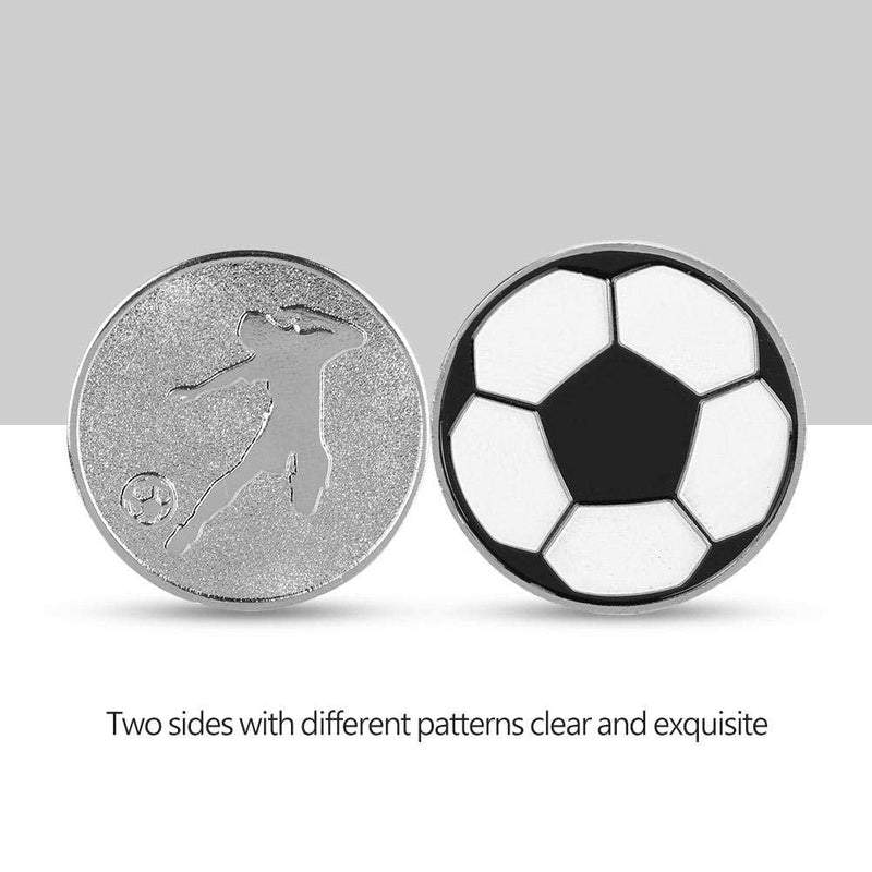 VGEBY Soccer Flip Coin, Anti-Rust Hard Alloy Football Referee Judge Toss Coins Pick Side with Case for Matches Training - BeesActive Australia