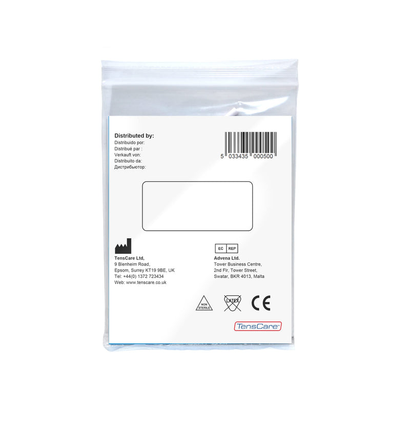 TensCare MamaTENS Replacement Electrodes with circular lead connection for the New Mama TENS model, Pack of 4 - BeesActive Australia