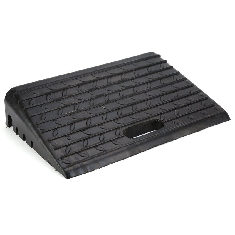 Rubber Ramps Heavy Duty, 2 Pcs Rubber Kerb Ramps for Caravan Car Mobility Also as the Disabled Wheelchair Accessory, Black - BeesActive Australia