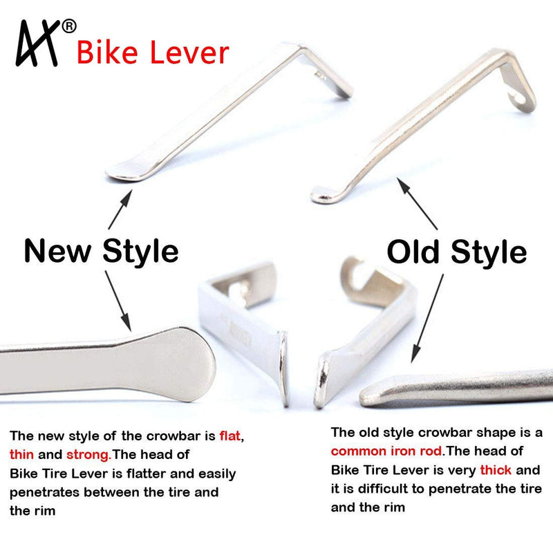 Tragoods Premium Bicycle Tire Lever Tyre Spoon Iron Changing Tool, Bike Tire Levers Premium Stainless Steel Levers to Repair Bike Tube, Best Tire Changing Tool, Set of 3 - BeesActive Australia