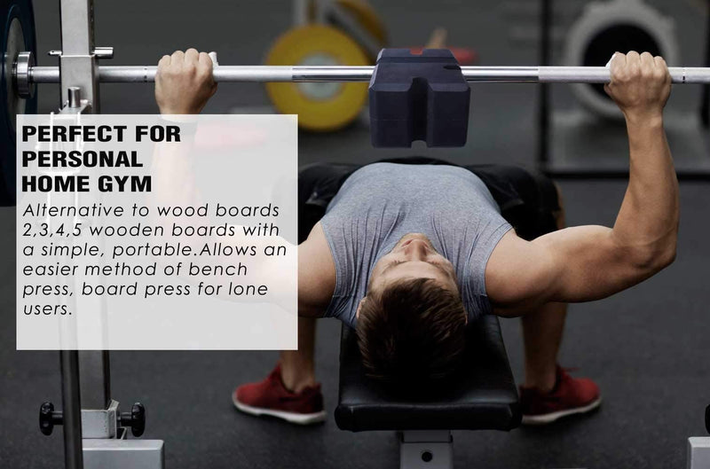 LARA STAR Bench Press Block Press Blocks Boards, Adjustable 2-5 Bench Board, Home Gym Workout Fitness Accessories for Increase Your Bench Press Large - BeesActive Australia
