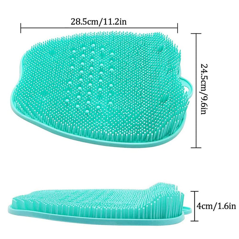 Silicone Foot Brush Scrubber Massager Shower Foot Brush Deep Clean Exfoliate Spa Increases Circulation - BeesActive Australia