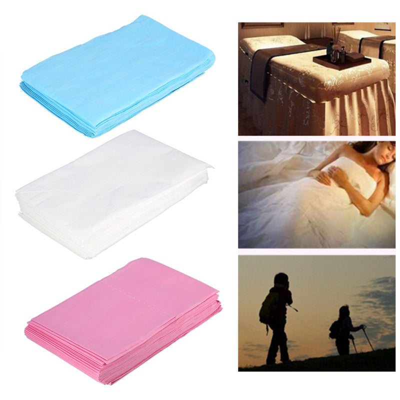 Massage Couch Cover, 10 Pcs Disposable Bed Sheets Waterproof Non-woven Fabrics Bed Sheet Idea for Beauty Salon Body Massage and Hospital Therapy Hygiene Care 68.9 x 29.5inch (White) White - BeesActive Australia