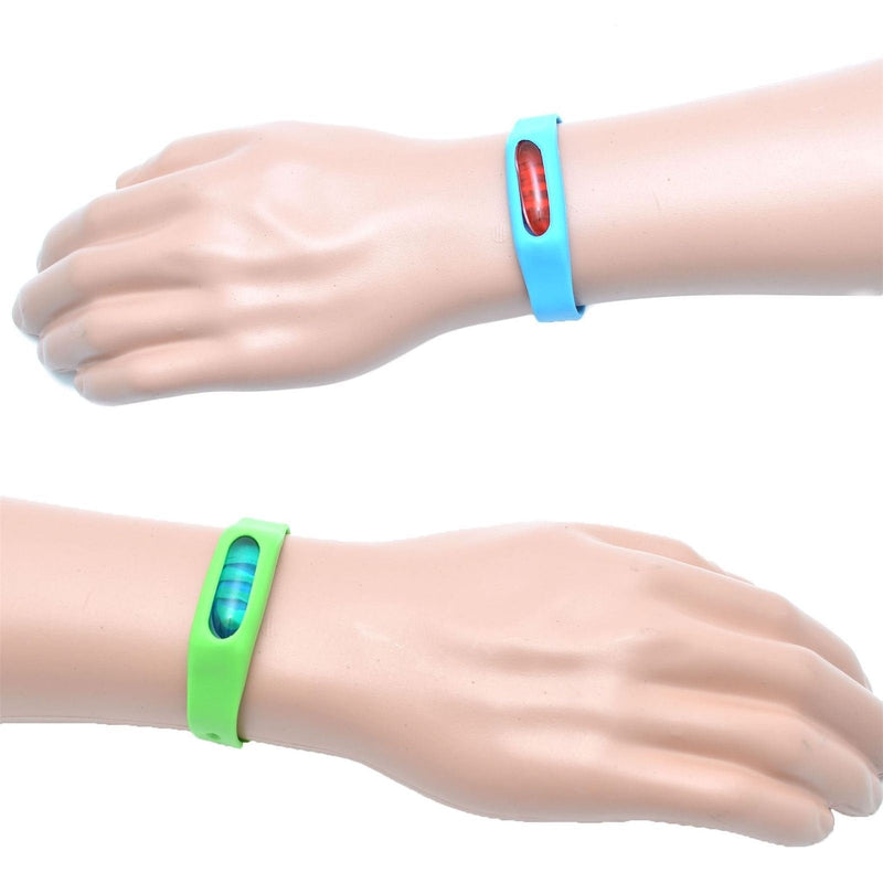 SHATCHI Natural Repellent Mosquito Insect Bracelet Non Toxic Deet-Free Band Soft Rubber Material, Multi, One Size - BeesActive Australia