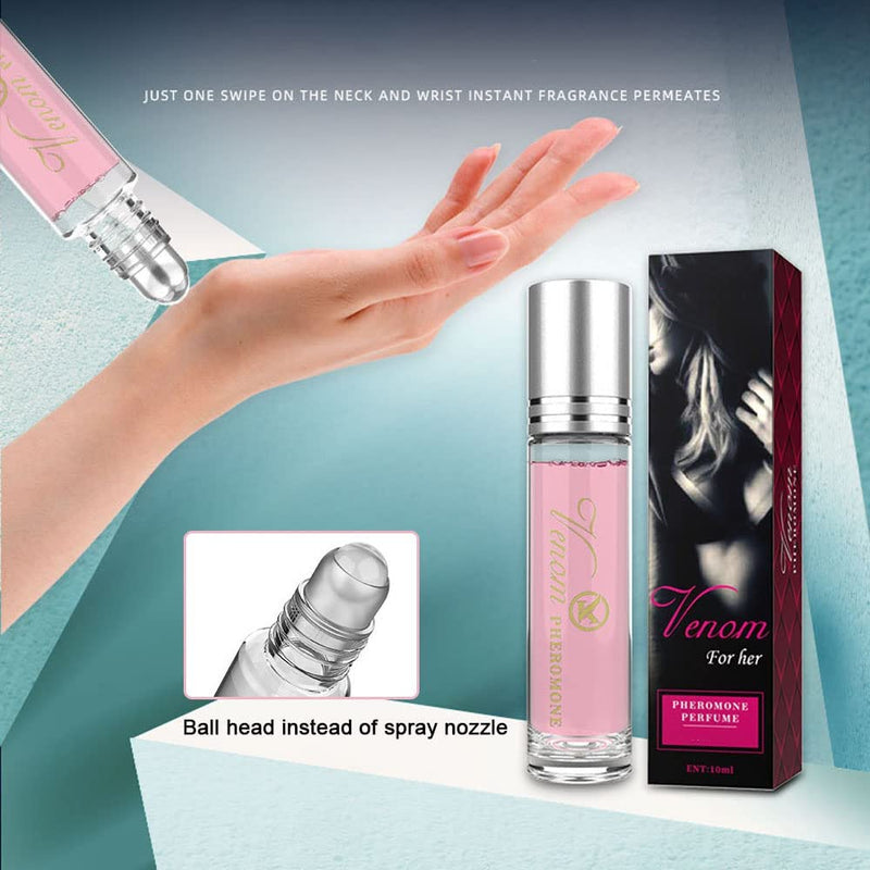 masatow Women Pheromone Perfume - Long-lasting and Addictive Personal Roll-on Pheromone Perfume Oil Fragrance - Cologne for Women to Attract Men (Pack of 2) - BeesActive Australia