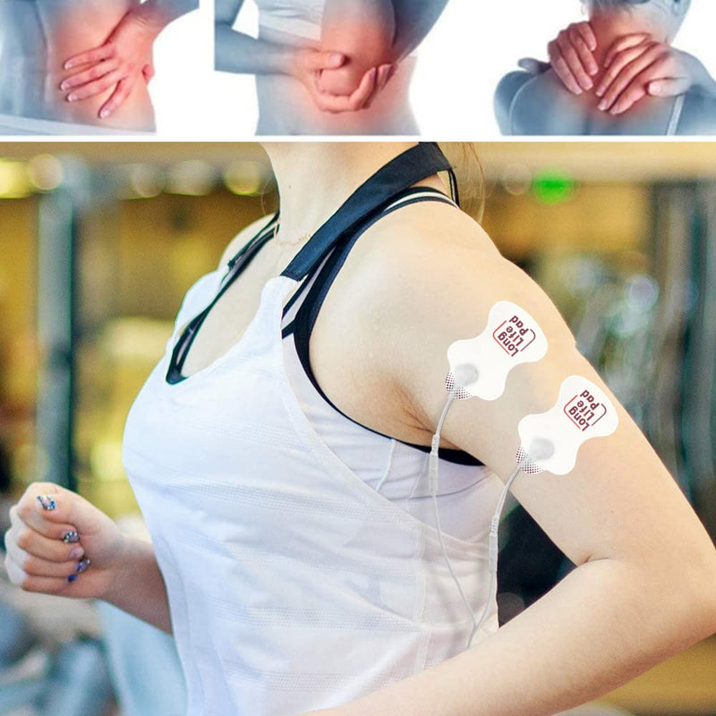 10 Pieces TENS Electrodes Pad Replacement Pad for TENS Unit TENS Electrode Pad Adhesive Gel Pads for Omron - BeesActive Australia