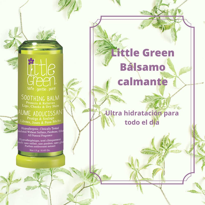 Little Green Soothing Balm. Evening Primrose Oil, Avocado Oil, Jojoba, and Vitamin E, Moisturize and Reduce Inflammation. Soothes Symptoms of Dry Skin and Eczema. For Hands, Cheeks, Lip Balm! .45 Oz. - BeesActive Australia