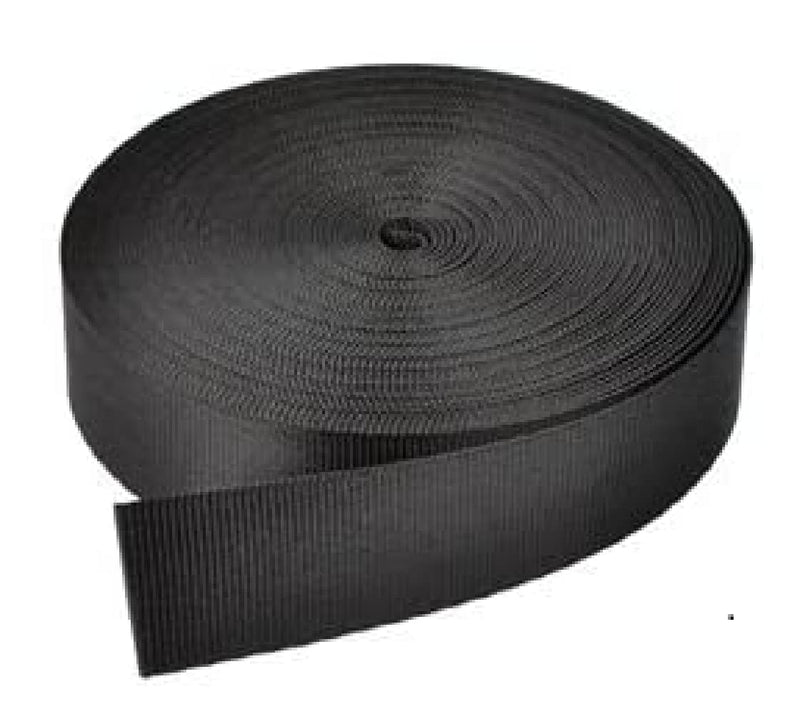 LIUSM 10 Yard Nylon Webbing Strap,Black Durable Flat Straps for Outdoor/DIY Repair - BeesActive Australia