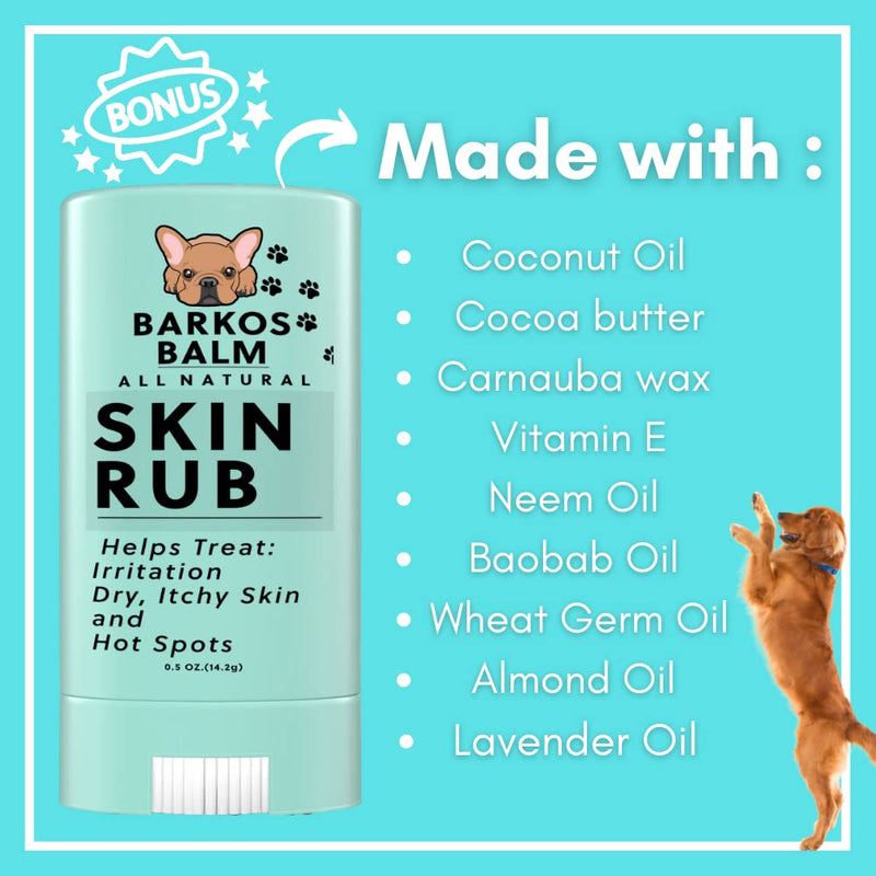 Tear Stain Wipes + Skin Balm For Dogs | Bulldog, French Bulldog, Pug, English Bulldog | Cleans & Soothes Tear Stains, Wrinkles, Folds, Tail Pockets & Paws, Anti-Itch | 100 Soft Cotton Pads - BeesActive Australia