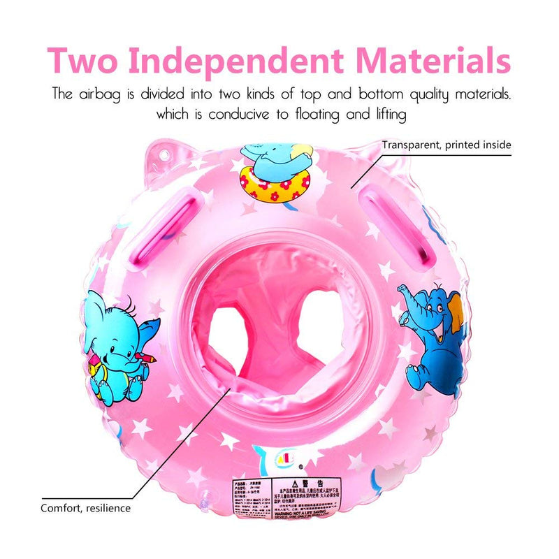 StillCool Baby Swimming Float, Inflatable Swimming Ring with Float Seat for 6 Months-6 Years Children (New Pink) New Pink - BeesActive Australia