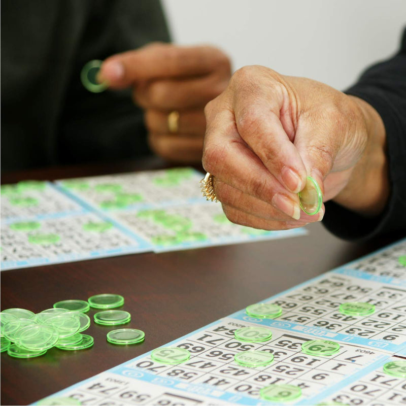 MR CHIPS Plastic Magnetic Bingo Chips - Mix Color - 1000 pcs - 3/4 Inch - Reusable Storage Bag - BeesActive Australia