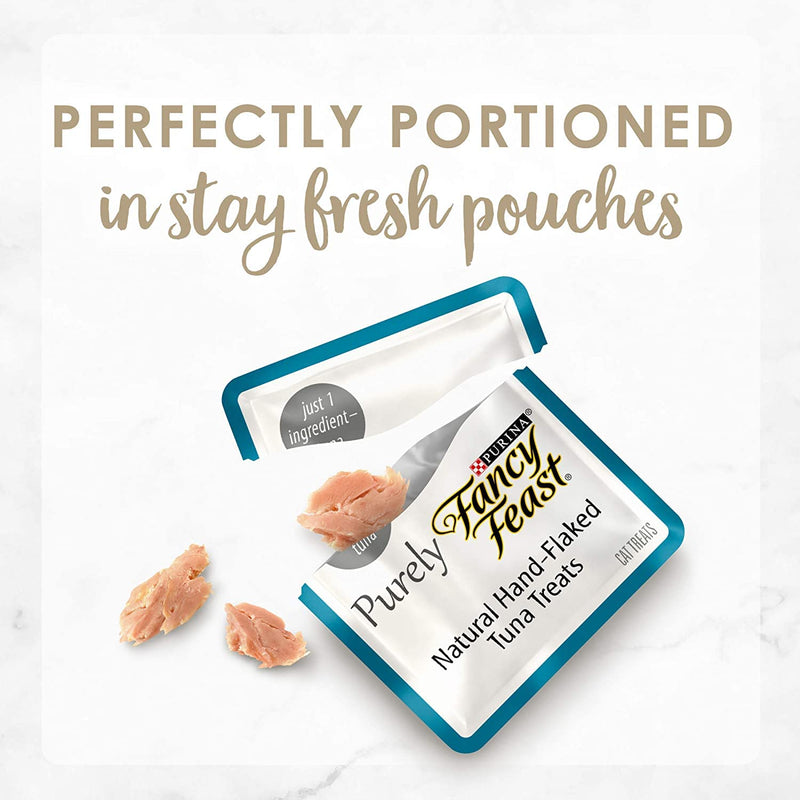 Aurora Pet Cat Treats Bundle Pack (4) Fancy Feast Purely Natural Variety Cat Treats with (1) Aurora Pet Catnip Toy (Assorted) - BeesActive Australia