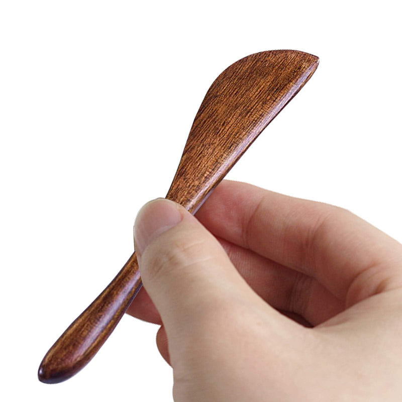 6 Pack Wooden Butter Knife, findTop 6 Inch Condiment Knives Wood Super Handy Kitchen Utensils Peanut Jelly Spreader - BeesActive Australia