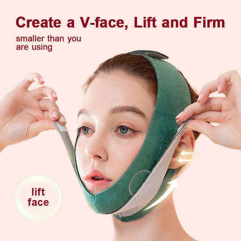 Double Chin Reducer, Facial Slimming Strap, Face Lifting Slimming Belt, Advanced V-Line Facial Slimming Strap for Men & Women - BeesActive Australia