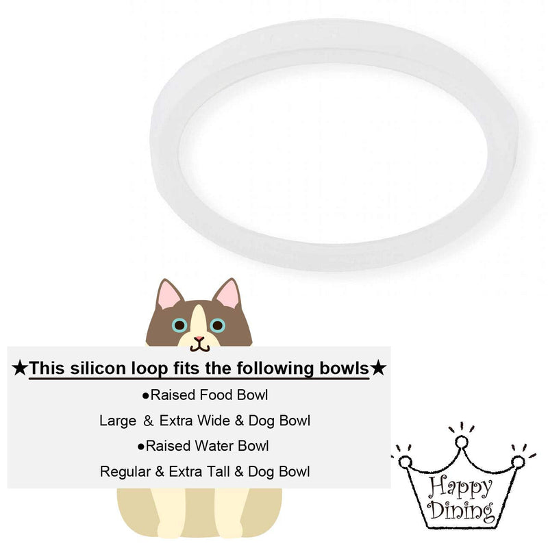 Non-Skid Silicone Protective Cover, Large Size, Pack of 2 for Necoichi Raised Food Bowl (Large, Extra Wide) Water Bowl (Regular, Extra Tall) Dog Food and Water Bowls - BeesActive Australia