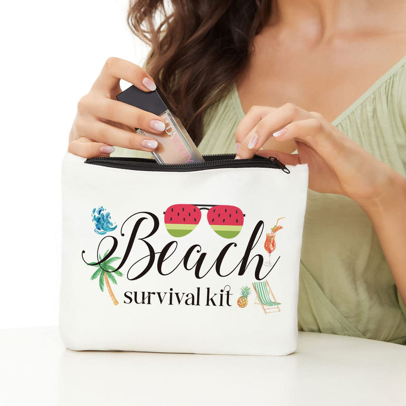 Beach Bags for Women, Sunscreen Bag, Beach Kit, Beach Bags for Women, Beach Survival Kit, Waterproof Makeup Bag, Wictoria Secret Makeup Bag, Beach Gifts for Women, Small Beach Bag - BeesActive Australia