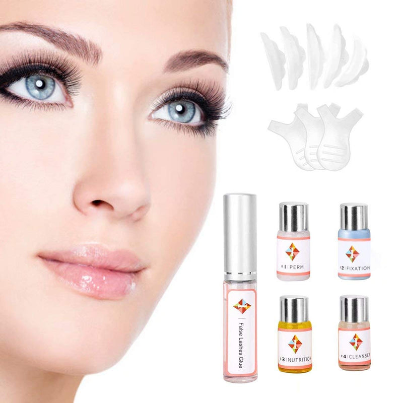 Lash Lift Kit For Perming, Curling and Lifting Eyelashes | Semi Permanent Salon Grade Supplies For Beauty Treatments | Includes Eye Shields, Pads and Accessories - BeesActive Australia