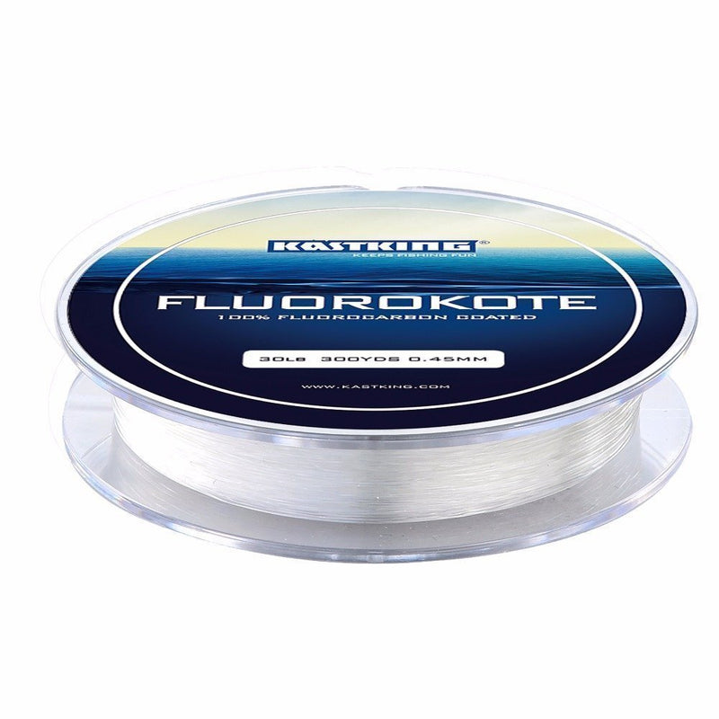 KastKing FluoroKote Fishing Line - 100% Pure Fluorocarbon Coated - 300Yds/274M 150Yds/137M Premium Spool - Upgrade from Mono Perfect Substitute Solid Fluorocarbon Line 8LB(3.60KG) 0.23mm-300Yard - BeesActive Australia