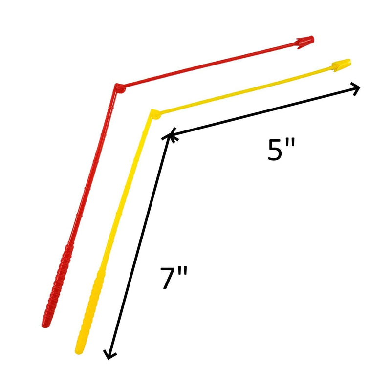 Haktoys Replacement Fishing Poles Kit Rods Set (Pack of 4) Non-magnetic Poles Works with Haktoys Fishing Games and other Compatible Fishing Board Games - BeesActive Australia