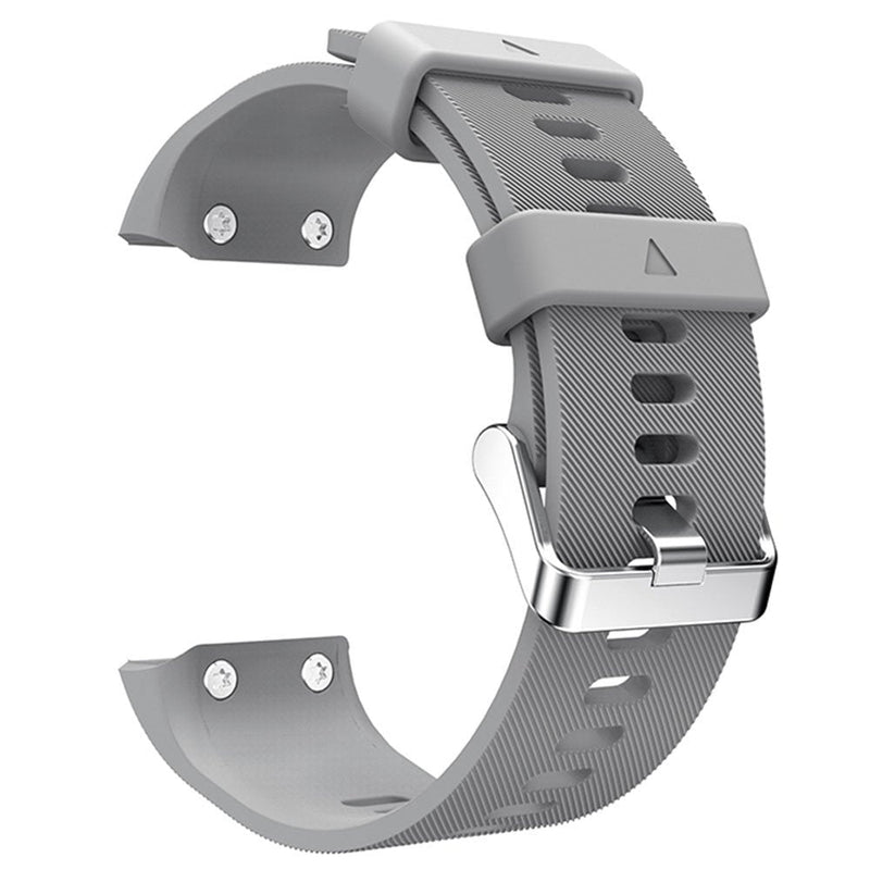 Band for Garmin Forerunner 35, Soft Silicone Replacement Watch Band Strap for Garmin Forerunner 35/Forerunner 30 Smart Watch, Fit 5.11 inches-9.05 inches (130mm-230mm) Wrist gray - BeesActive Australia