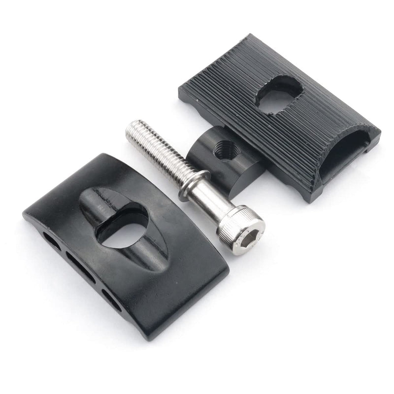 Bicycle Seatpost Head Saddle Pipe Head DGHAOP Aluminium Alloy Bike Seatpost Clamps Head Saddle Pipe Screw Seat Tube Cycling Screw Seat Tube Post Single Rod Head Parts - BeesActive Australia