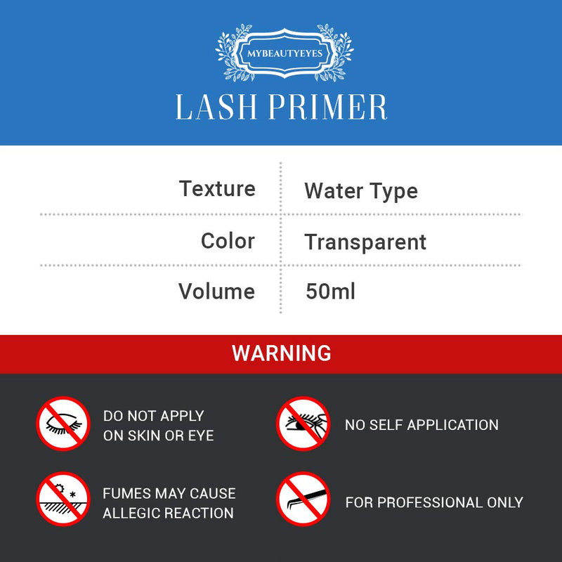 Lash Primer for Eyelash Extension 1.7 FL/oz (50ml) / Pre-Treatment for Semi Permanent Eyelash / Easily Removes Proteins and Oils / Oil Free / Longer Extension Retention (1.7 FL/oz (50ml)) 1.7 FL/oz (50ml) - BeesActive Australia