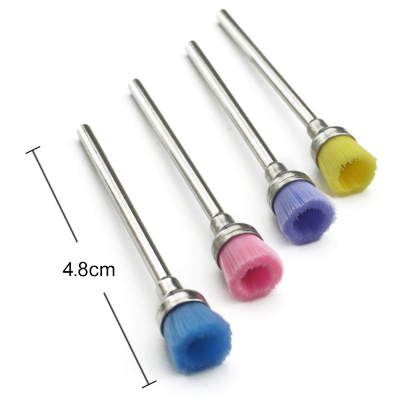 NMKL38 4PCS Nail Drill Bit Set Cleaning Brushes Professional Nail Drill Machine Manicure Accessories, Mixed color - BeesActive Australia