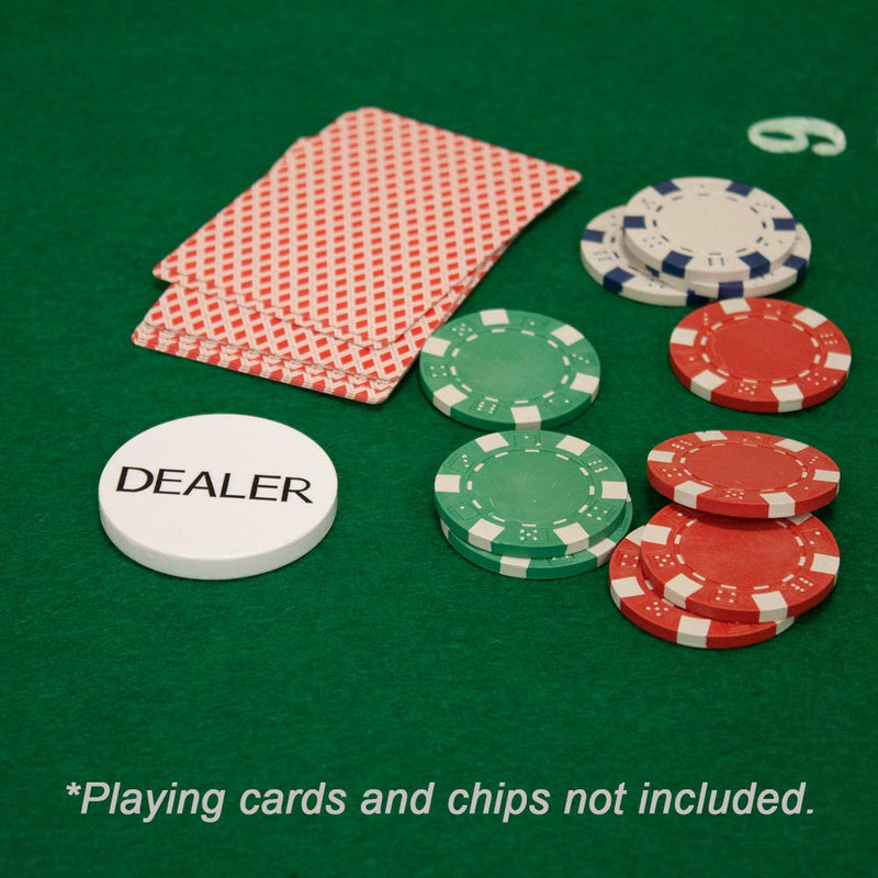 GSE Games & Sports Expert Set of 5 Professional Casino Texas Hold‘em Poker Game Dealer Puck. Includes 5 of 2" Dealer Buttons - BeesActive Australia