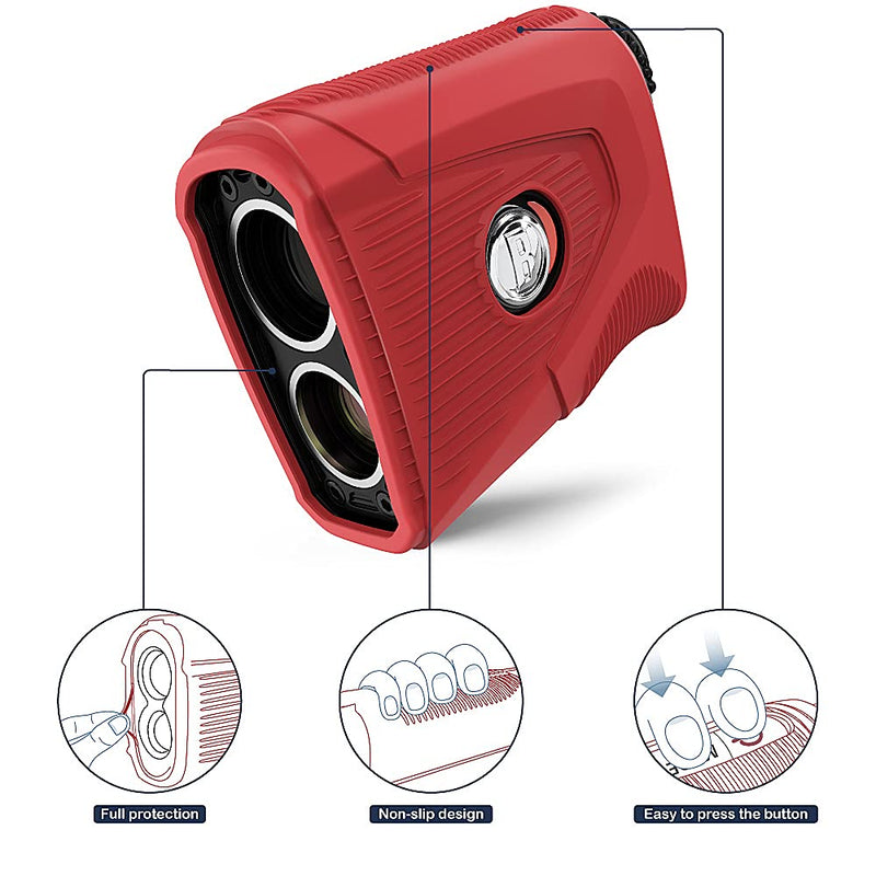 TUSITA Case Compatible with Bushnell Pro XE - Silicone Protective Cover - Golf Laser Rangefinder GPS Accessories Red - BeesActive Australia