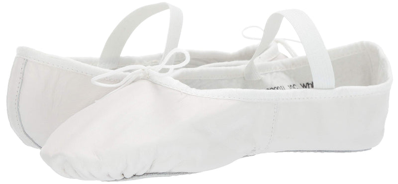 [AUSTRALIA] - Leo Women's Ballet Russe Dance Shoe, White, 8 D US 