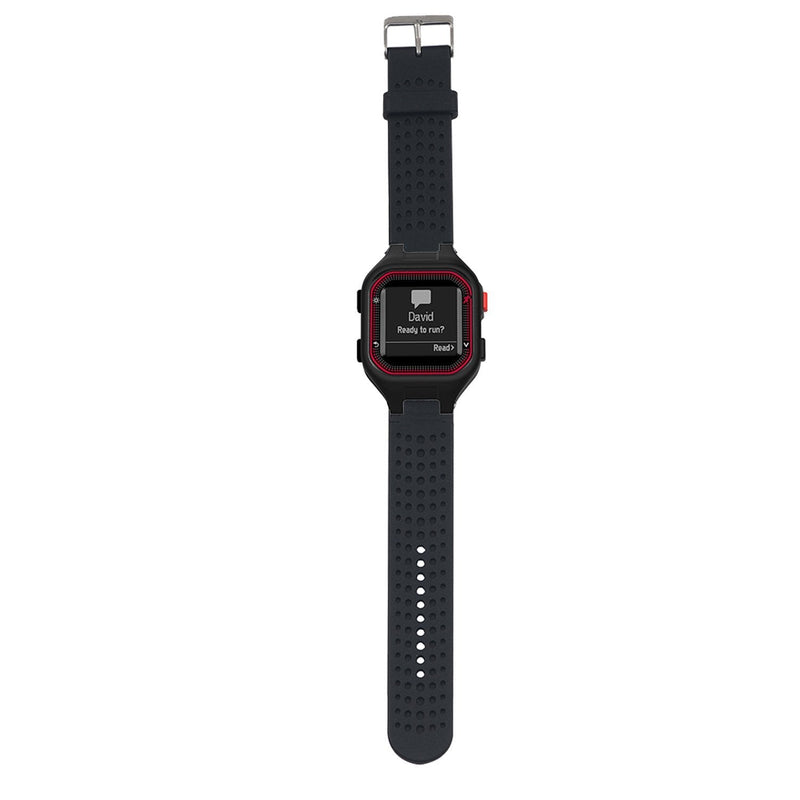 Band for Garmin Forerunner 25, Soft Silicone Replacement Watch Band Strap for Garmin Forerunner 25 L-BK Large - BeesActive Australia
