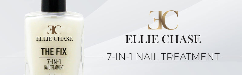 Ellie Chase 7 in Nail Treatment Contains Peptides/Vitamin E/Violet Extract/Oils/Amino Acids/Hexanal For Hydration/Nutrition/Strength/Smoothing/Hardening/Protection shine 0.5 Fl Oz - BeesActive Australia