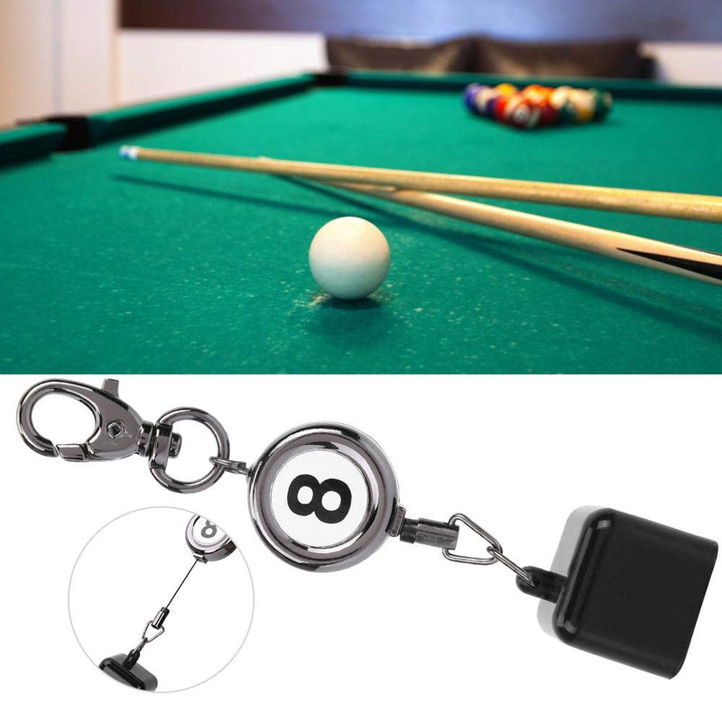 [AUSTRALIA] - Alomejor Billiard Pool Snooker Table Ball Keychains Important Popular Mini Keyrings Cue Chalk Holder Drawing Keys Chain 