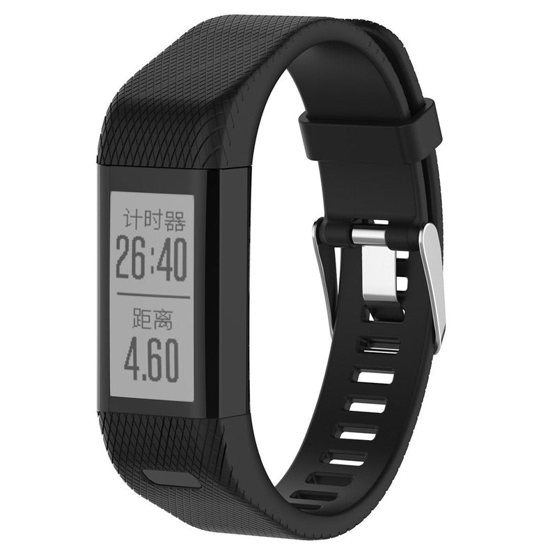 Replacement Band for Garmin Vivosmart HR+ - MOTONG Silicone Replacement Wrist Strap Band for Garmin vivosmart HR+(Silicone Black) Silicone Black - BeesActive Australia