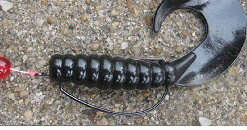 Toasis Fishing EWG Offset Soft Lure Worm Hook Assorted Sizes Pack of 50 4/0 - BeesActive Australia